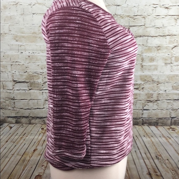 New Direction Weekend Burgundy Sweater - Picture 6 of 8